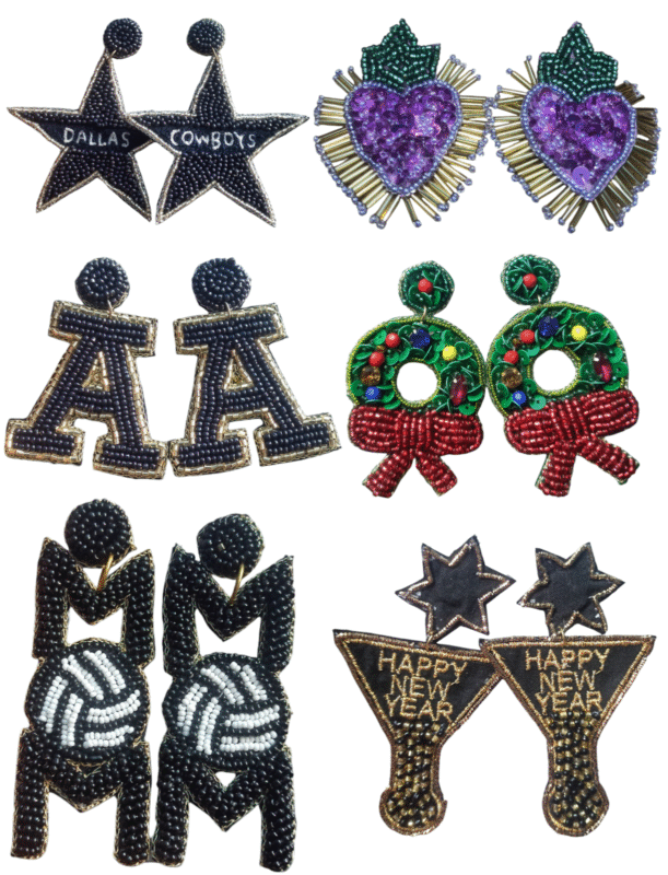 Beaded Festival Earrings