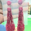 Classy Beaded Beaded Earrings