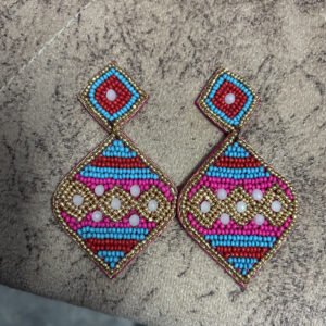 Multicolor Beaded Earrings