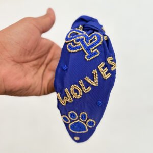 WOLVES, SP with Dog Paw 🐾 Beaded Hairband