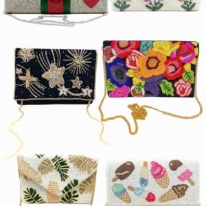Beaded Clutch Purse